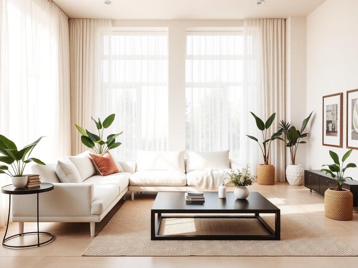 Bright living room